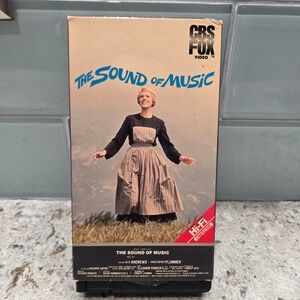 The Sound of Music VHS Movie Part 1 and 2 CBS FOX Video Hi Fi‎ Stereo Christmas